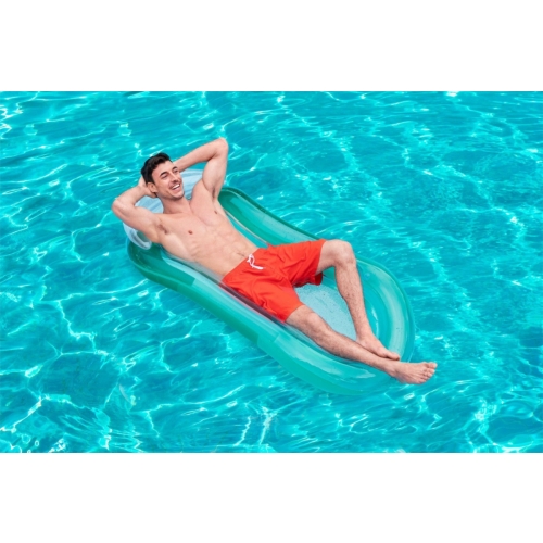 Dmuchany Materac Siateczkowe Dno Niebieski BESTWAY 43103